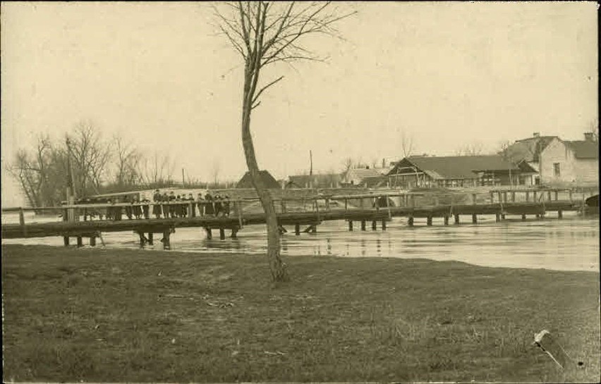 Most w Pińczowie, 1916 rok