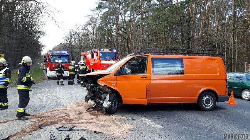 50-letni kierowca vw transportera wymusił pierwszeństwo...