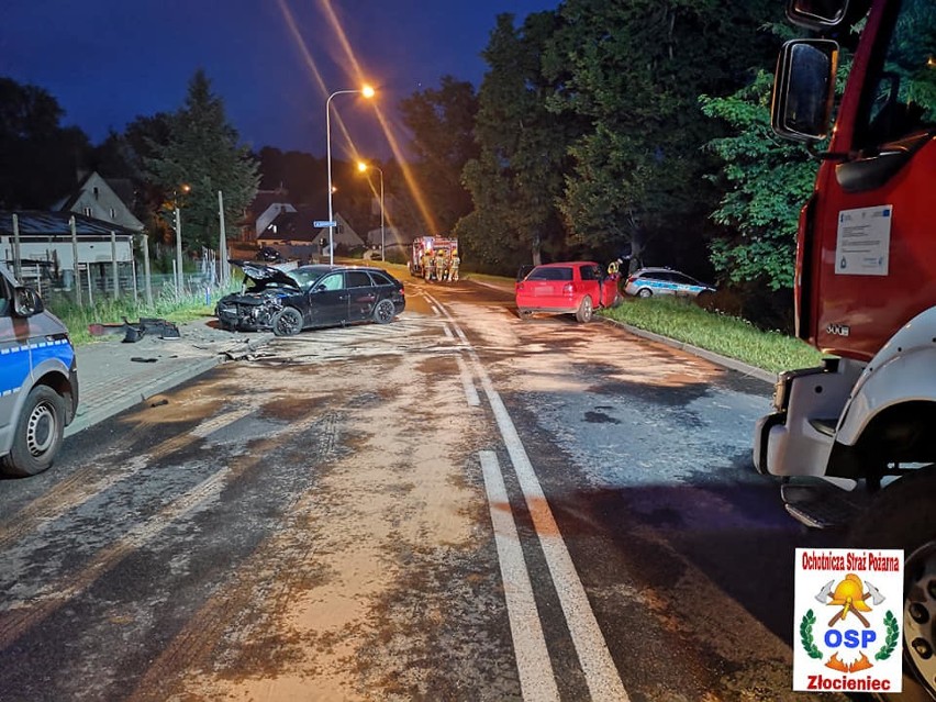 Wypadek w Złocieńcu na ul. Drawskiej