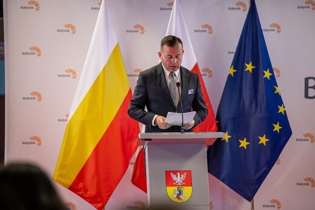 Henryk Dębowski na sesji rady miasta we wrześniu 2022 roku