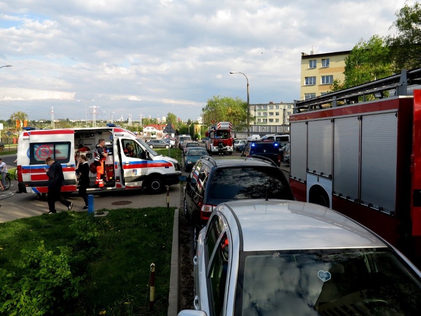 Białystok. Pożar w bloku przy Berlinga 40