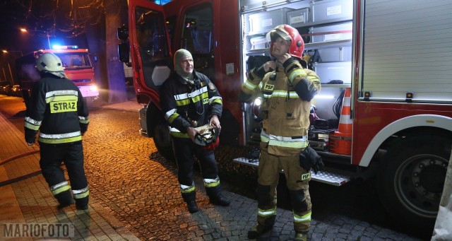 Pożar przy ul. Niedziałkowskiego w Opolu.