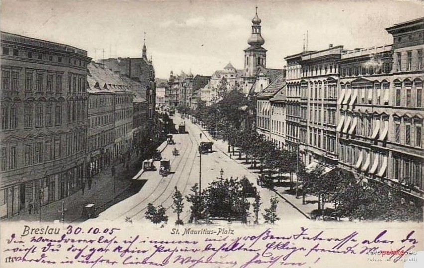 Ulica Traugutta. Widok w stronę ul. Dobrzyńskiej. Lata 1900-1905