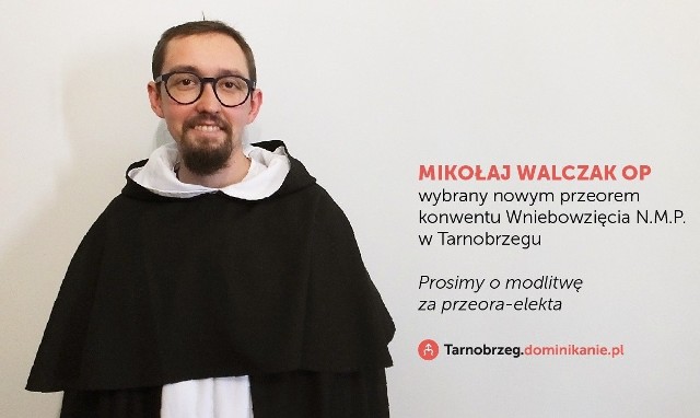 Ojciec Mikołaj walczak OP, nowy przeor dominikanów z Tarnobrzega