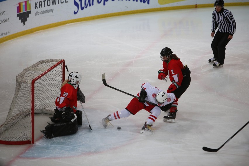 Polska - Węgry 1:3 w meczu hokeja kobiet w Katowicach