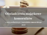 Oświadczenia majątkowe komorników z podlaskiego i warmińsko-mazurskiego. Ile zarobili w 2018 roku? [10.07.2019]