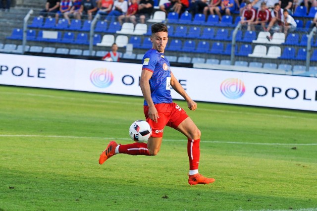Ivan Martin zdobył gola na 1-0 dla Odry.
