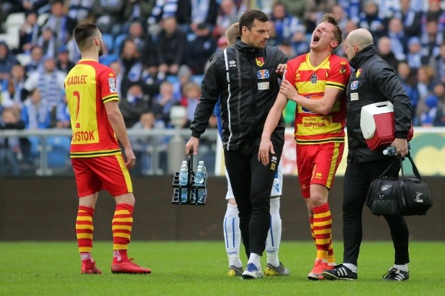 Arvydas Novikovas w meczu z Lechem Poznań doznał urazu barku, który wyklucza go z gry od czterech do sześciu tygodni