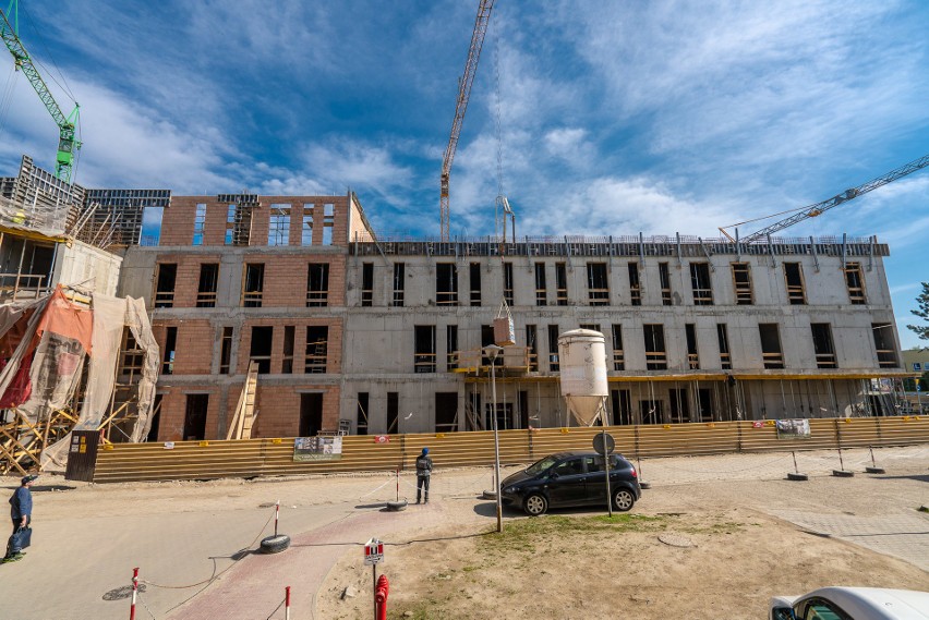 Nowy Sącz. Budowa pawilonu ginekologicznego idzie zgodnie z planem [ZDJĘCIA]