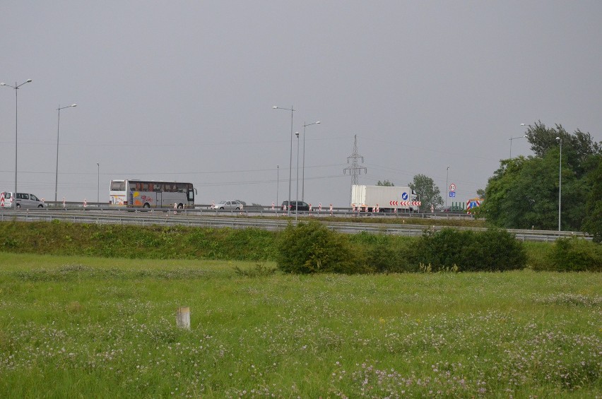 Autostrada A4 pod Wrocławiem mocno zakorkowana (ZDJĘCIA)