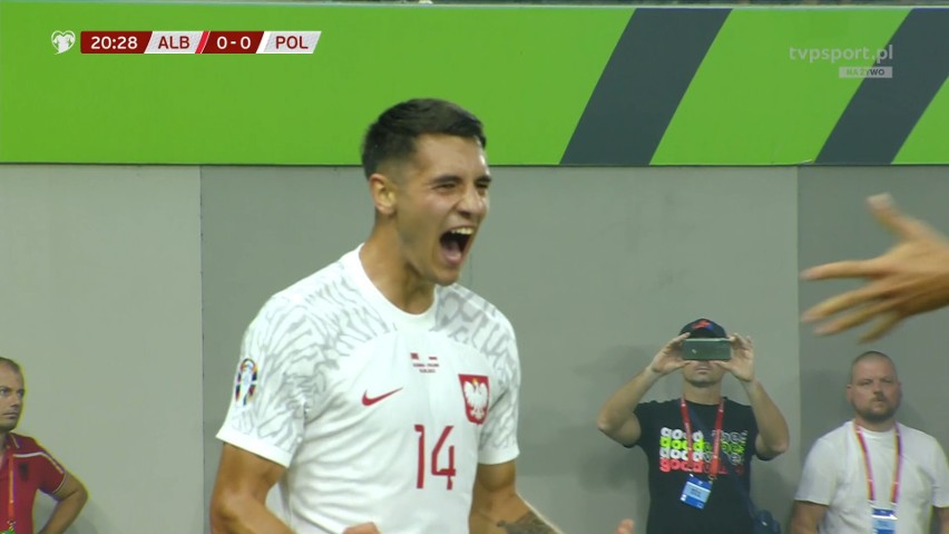 Albania - Polska LIVE! Kiwior trafił do siatki, sędzia gola...