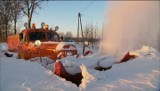 Radziecki ził walczy ze śniegiem na Lubelszczyźnie [WIDEO]