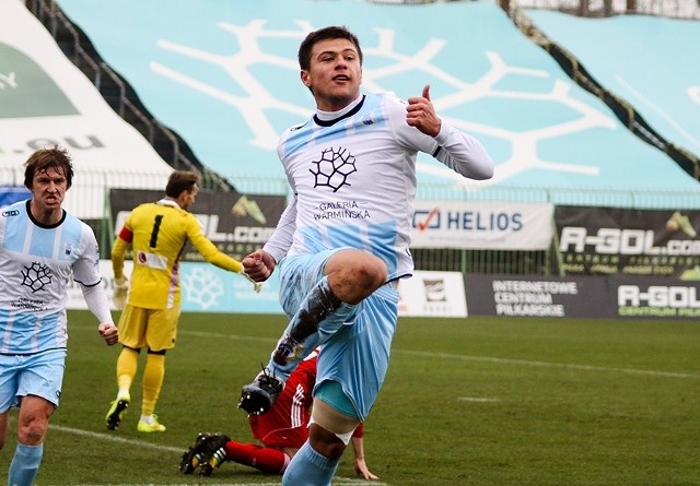 Volodymyr Koval strzelił gola dla Stomilu