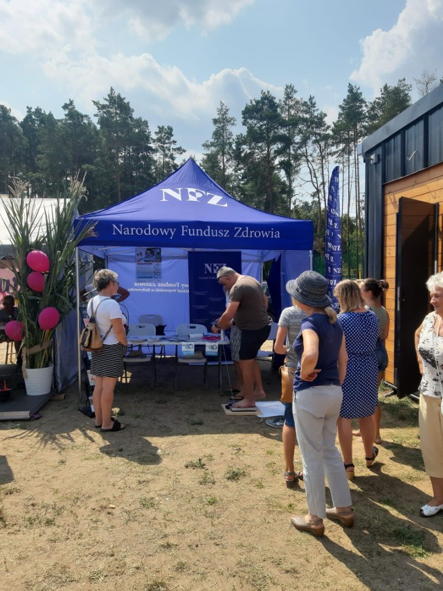 Piknik zdrowotny podlaskiego oddziału NFZ w Augustowie.