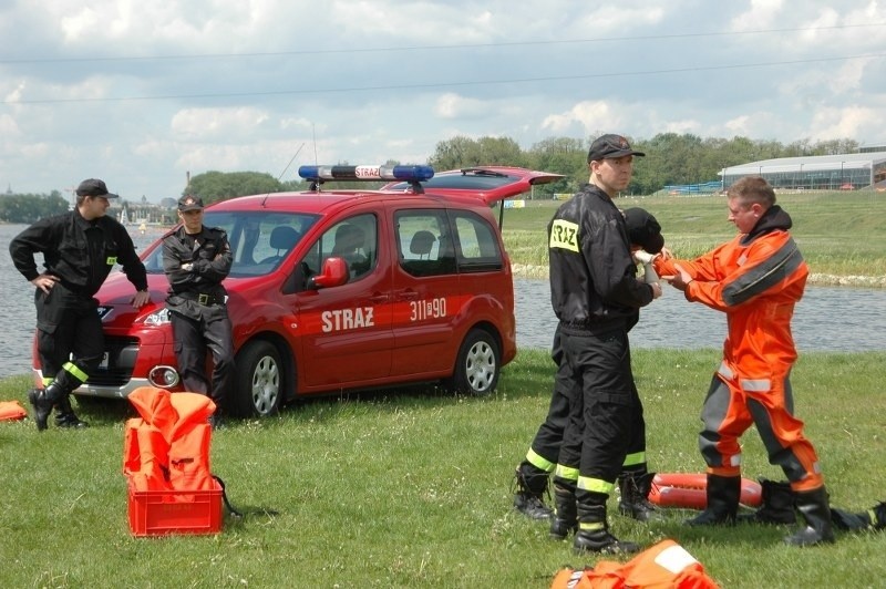 Ćwiczenia strażaków nad Maltą.