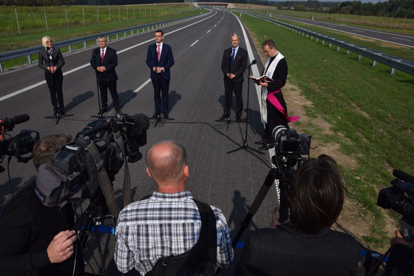 Uroczystość otwarcia odcinka S3 Nowa Sól - Kaźmierzów.