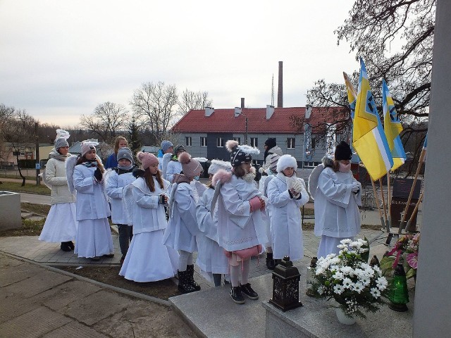 Tegoroczne uroczystości Świętej Barbary przy kapliczce świętej, przy starachowickiej ulicy Rotmistrza Pileckiego