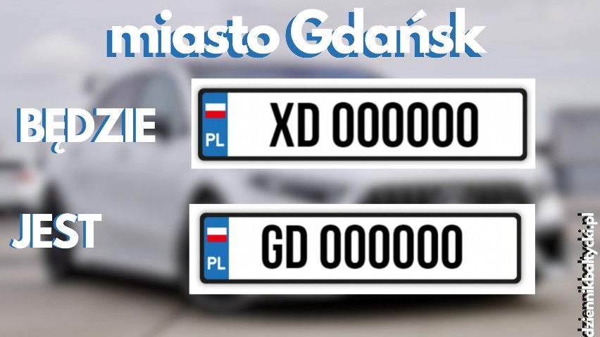 Gdańsk: było "GD", będzie "XD".