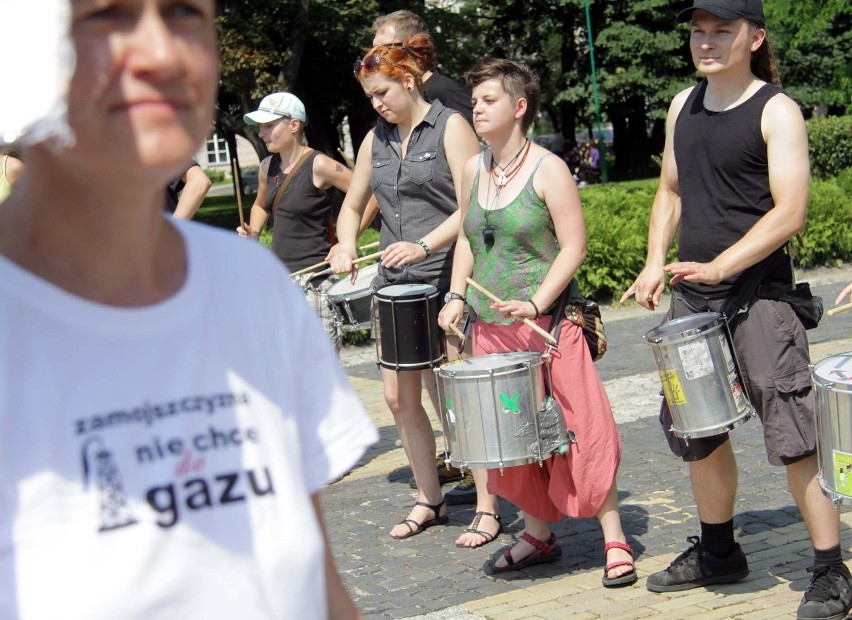 Gaz łupkowy: Pikieta poparcia dla Żurawlowa w Lublinie (ZDJĘCIA, WIDEO)