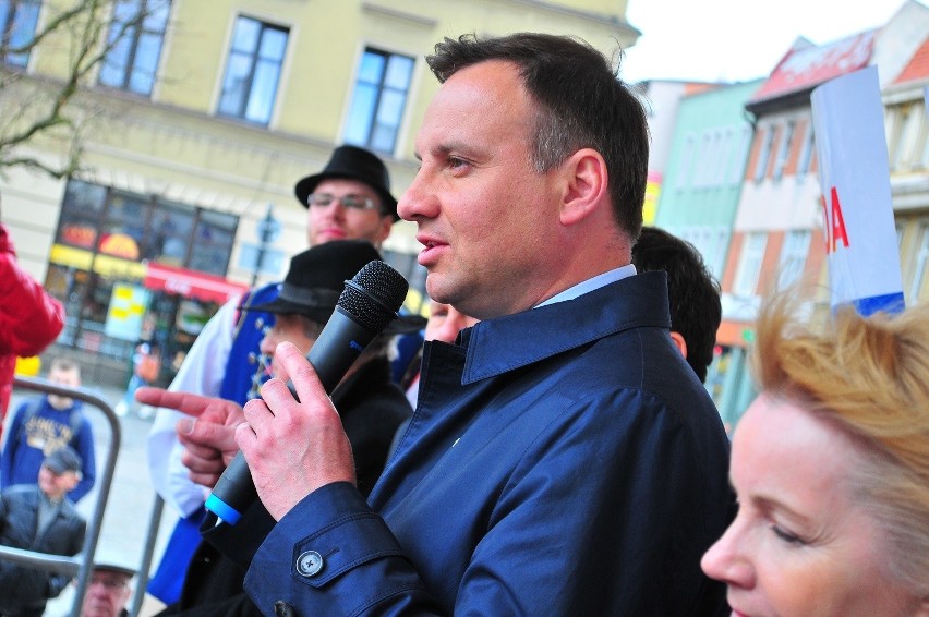 Andrzej Duda, kandydat na prezydenta RP z wizytą w Kościerzynie