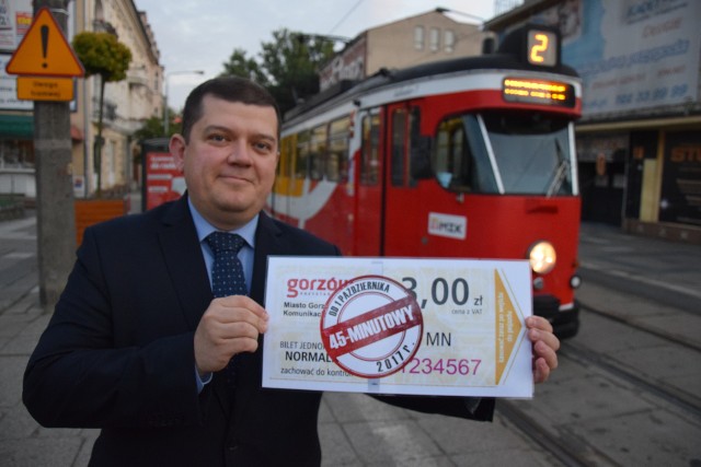 Od 1 października w Gorzowie nie będą jeździły tramwaje. Na jednym bilecie będzie można jechać 45 minut.