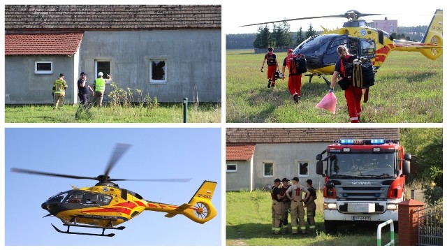 Wybuch butli z gazem pod Opolem. Jedna osoba jest ranna.