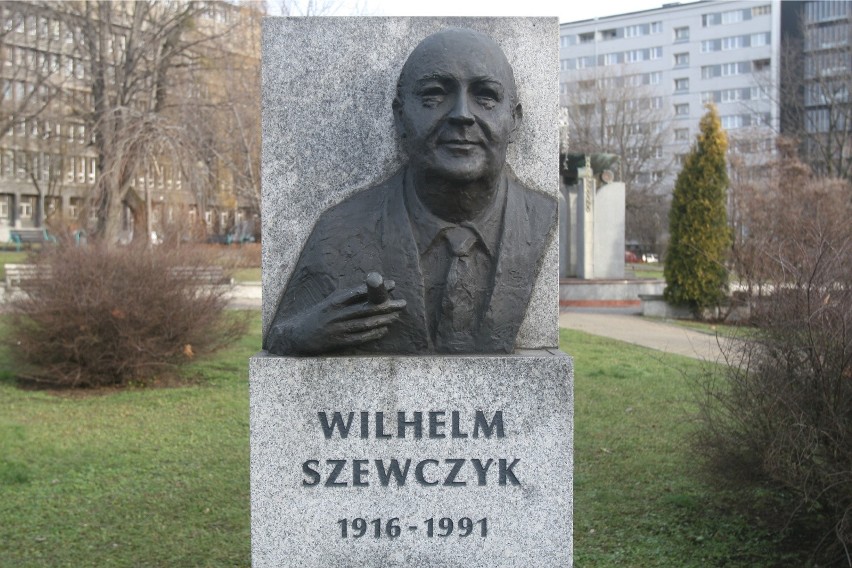Wilhelm Szewczyk, popiersie, Katowice, plac Grunwaldzki