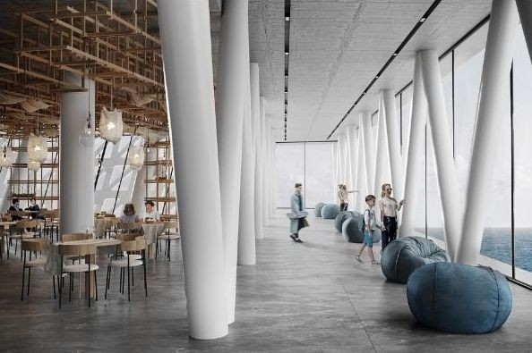 Gdynia: Muzeum Żeglarstwa w budynku o kształcie 87-metrowego żagla? Futurystyczna wizja studentki architektury