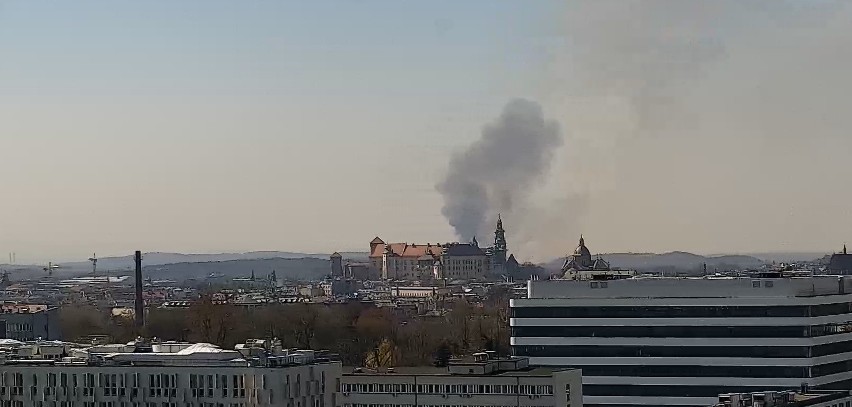 Pożar w Krakowie