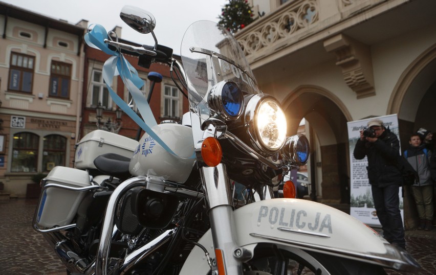 Nowy Harley Davidson dla rzeszowskiej Policji.