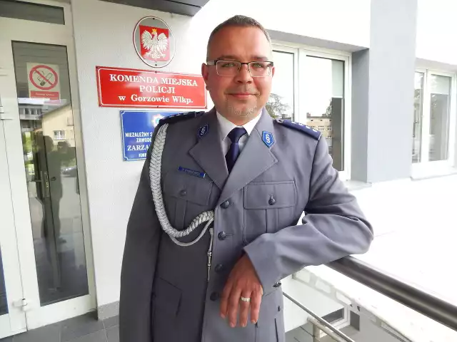 Paweł Rynkiewicz, nowy komendant miejski policji w Gorzowie