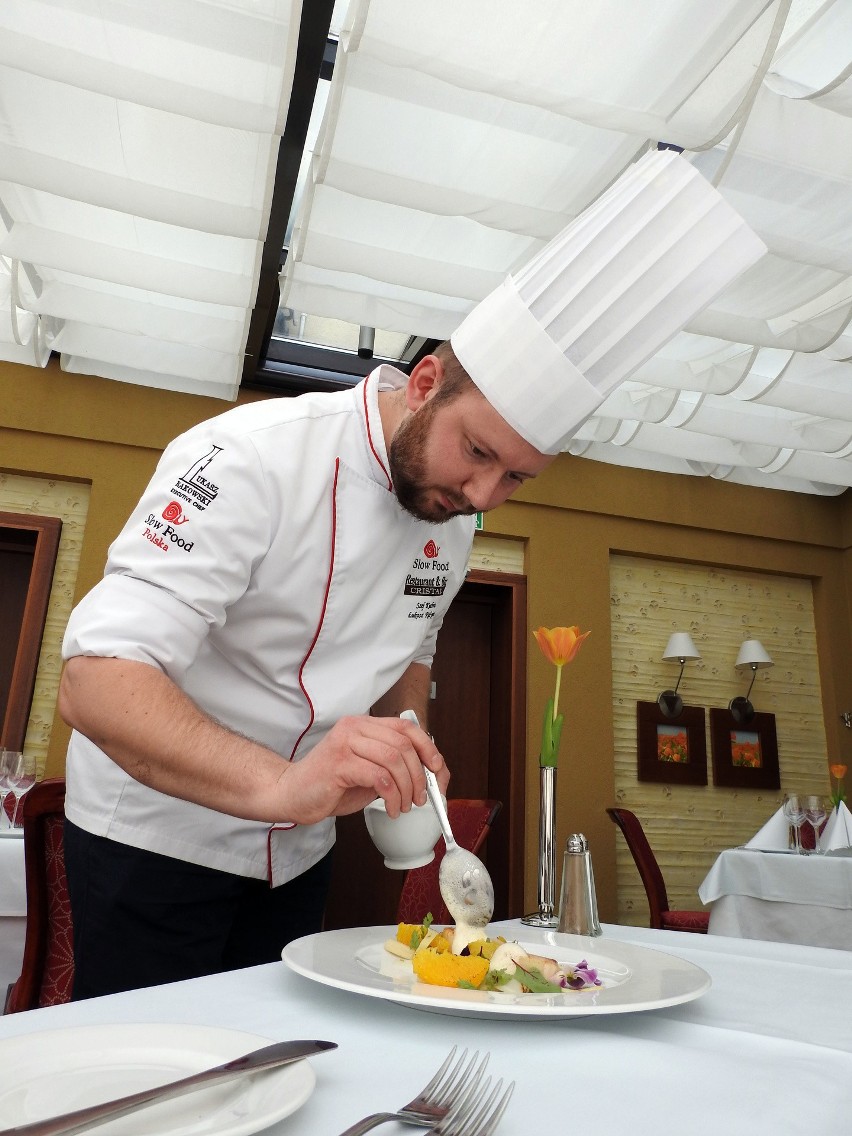 Łukasz Rakowski, szef kuchni hotelu Cristal