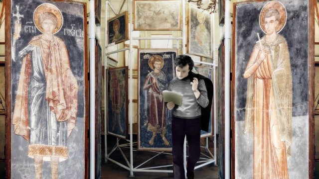 Odnowione freski zwiedzający będą mogli oglądać na wystawie 20 grudnia