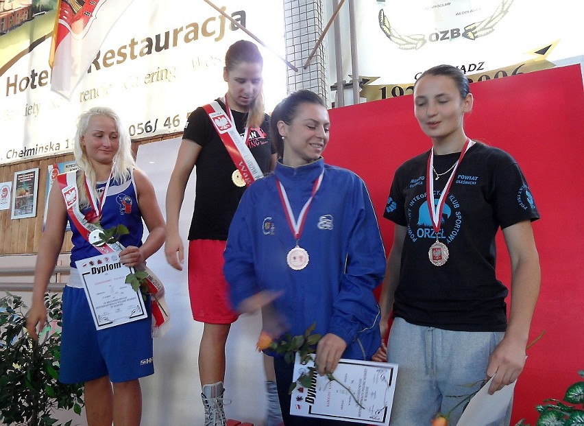 Młodzieżowa mistrzyni Polski (64 kg) Beata Koroniecka...