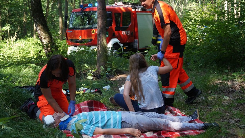 Jastrzębie: Groźny pożar, wypadki i wielu rannych