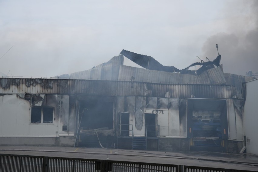 Wielki pożar zakładu firmy Iglotex w Skórczu, 27.05.2019