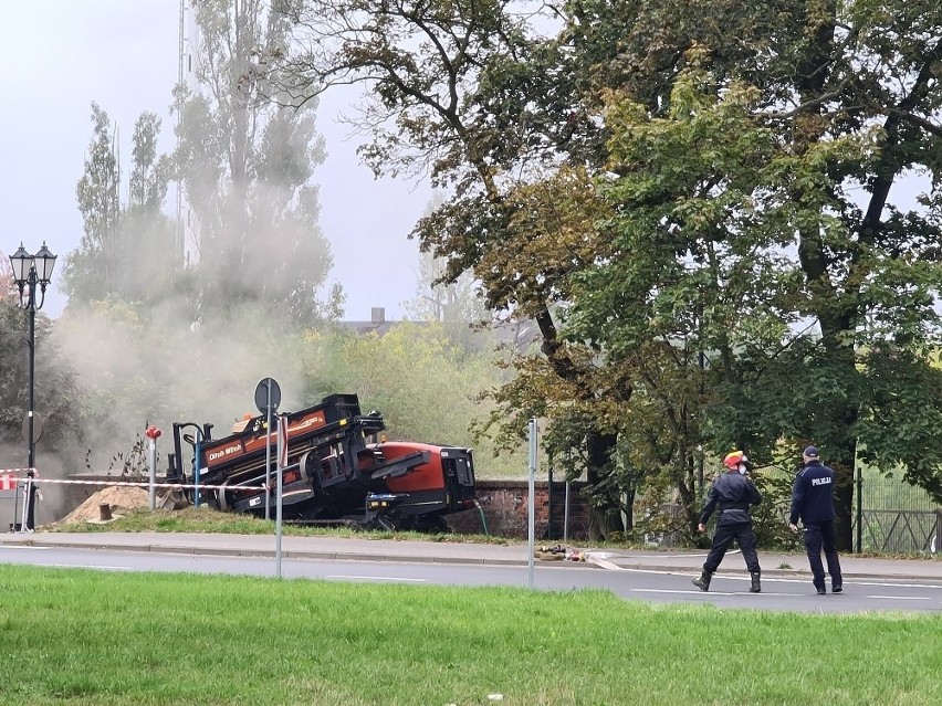 Awaria gazociągu w centrum Torunia. Gigantyczne utrudnienia...