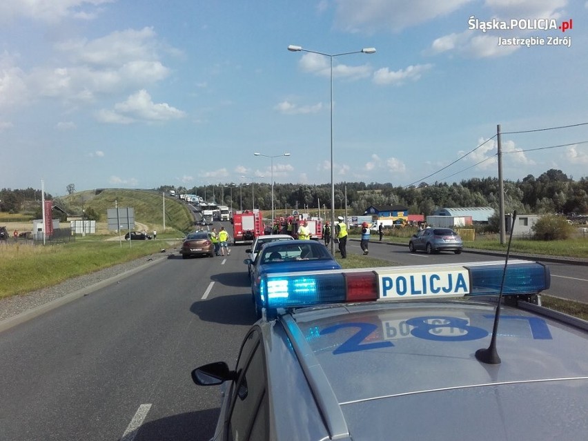 Śmiertelny wypadek motocyklisty w Jastrzębiu-Zdroju ZDJĘCIA
