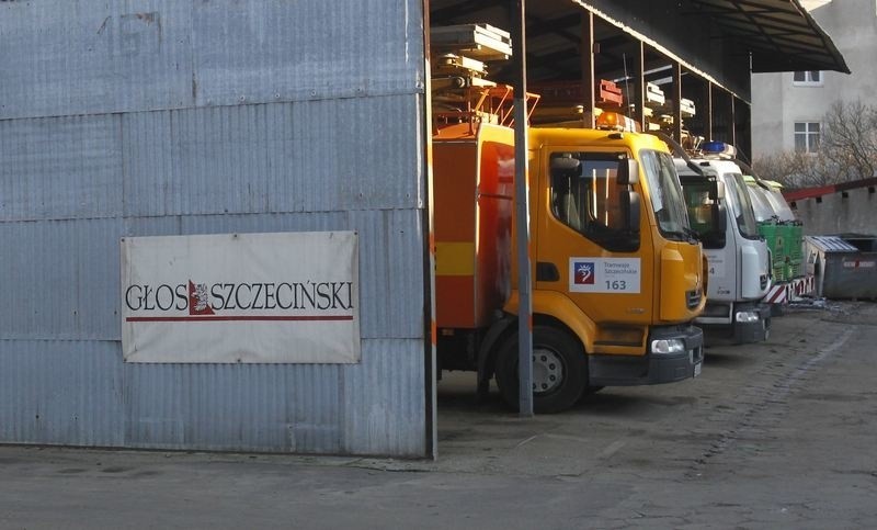 Dźwig do ratowania tramwajów w Szczecinie