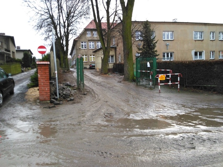 Tak wygląda ulica Żeromskiego w Reptach Śląskich