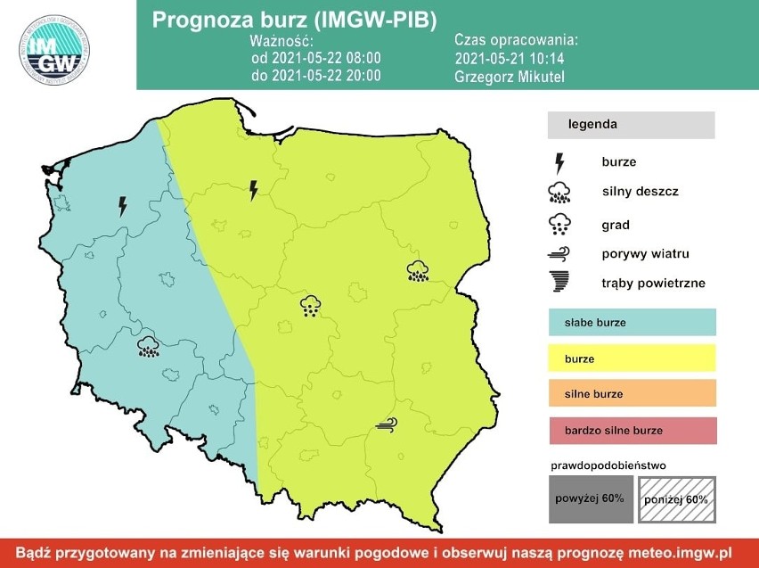 IMGW ostrzega: burzowe chmury nad woj. lubelskim w ten weekend