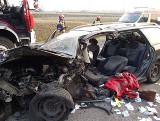 Olsztyn. Śmiertelny wypadek na drodze serwisowej położonej wzdłuż DK 16. Kierowca zmarł w szpitalu