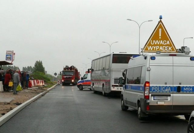 Potrącony przez autobus mężczyzna nie żyje