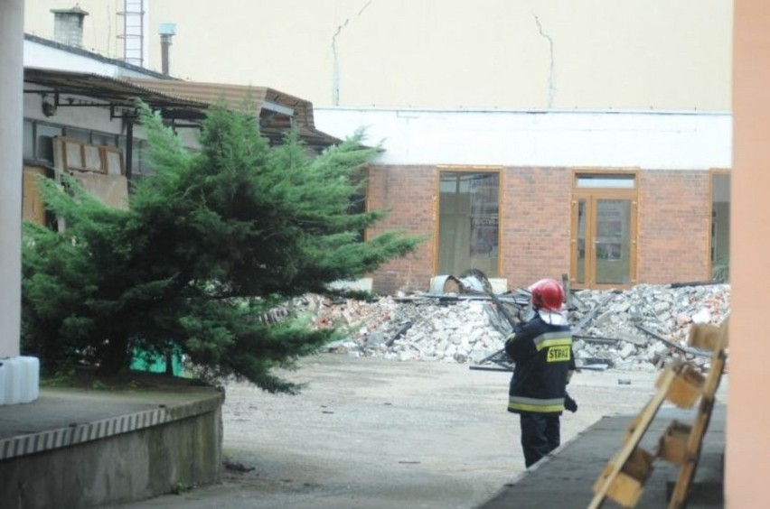 Pożar w Śremie: Płonął dach szkoły katolickiej