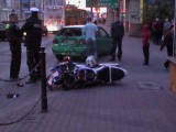Policja: to była kolizja, zawinił motocyklista