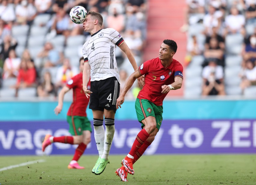 Fragment meczu Portugalia - Niemcy