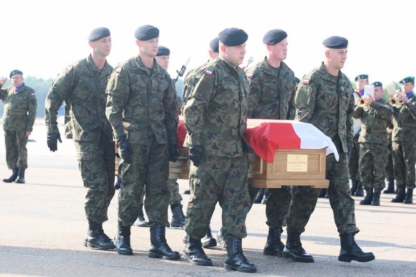 Ciało poległego żołnierza wróciło do Polski...