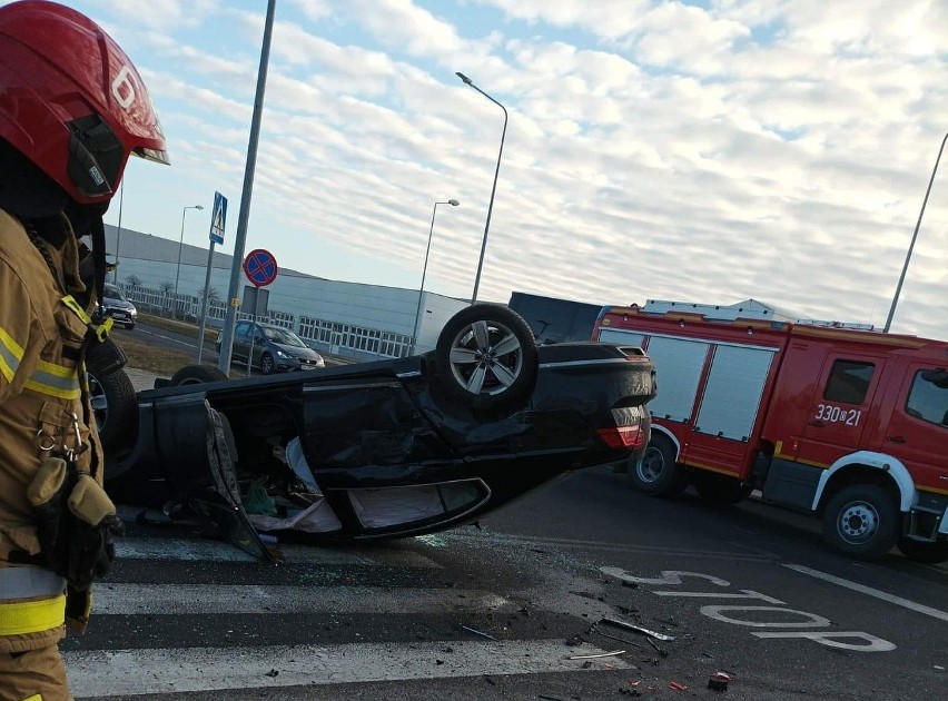 Groźnie wyglądający wypadek pod Wrocławiem