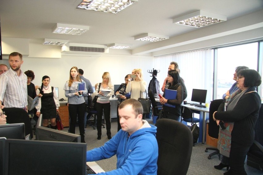Dziennikarze z Ukrainy odwiedzili redakcję „Echa Dnia”. Byli pod wrażeniem (ZDJĘCIA)