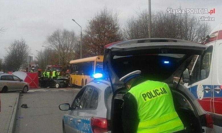 Jedna osoba zginęła, a cztery zostały ranne w Gliwicach